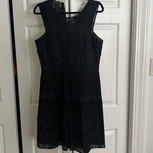 Black lace Rebecca Taylor dress